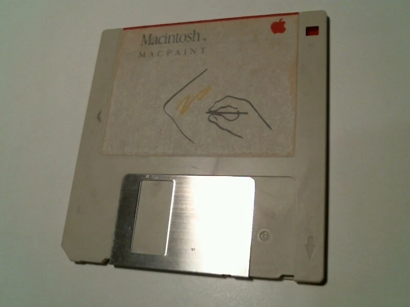 MacPaint Apple Macintosh low density - 3.5" floppy disk