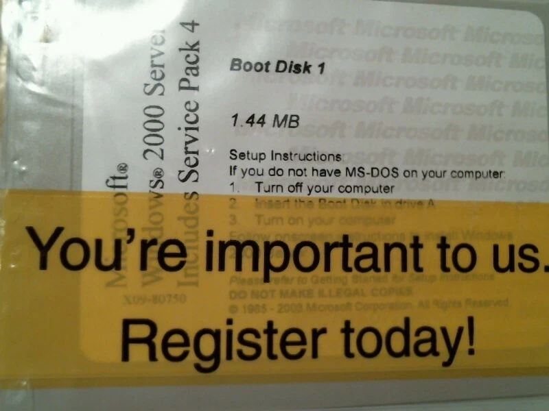 NEW Microsoft Windows 2000 Advanced Server boot X09-80755 X09-80749 - image 2