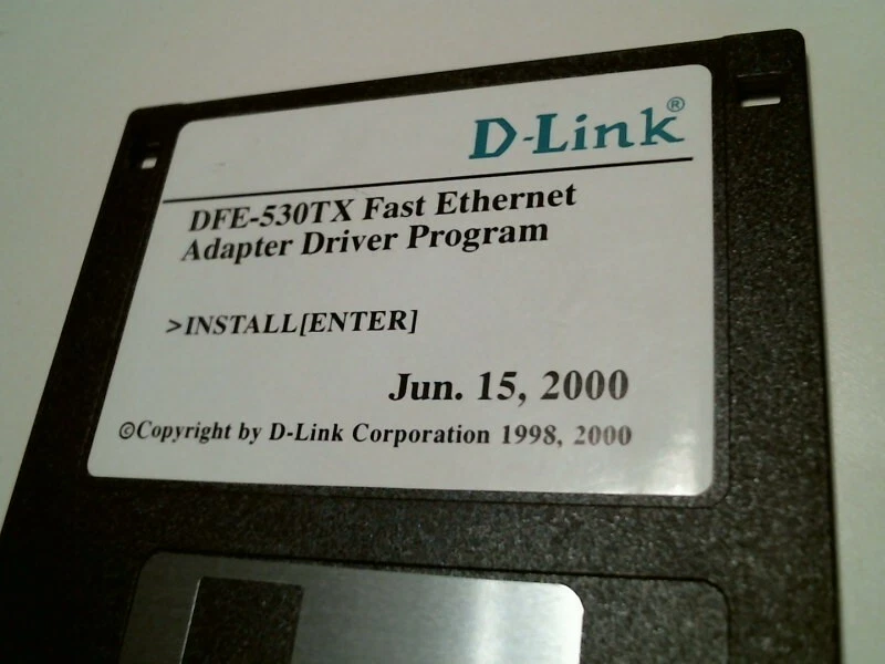 D-Link DFE-530TX Fast Ethernet Adapter Driver Program - 3.5" floppy disk - image 2