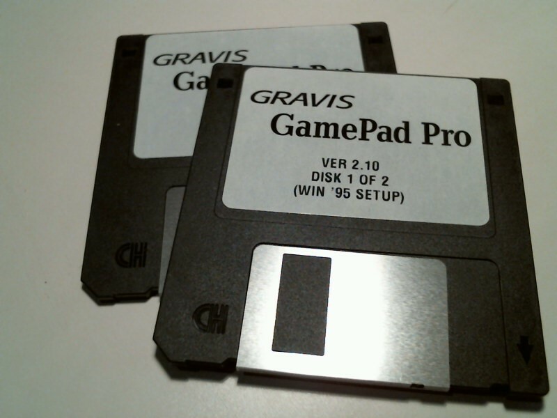 Gravis GamePad Pro Ver 2.10 Windows 95 setup - 3.5" floppy disks