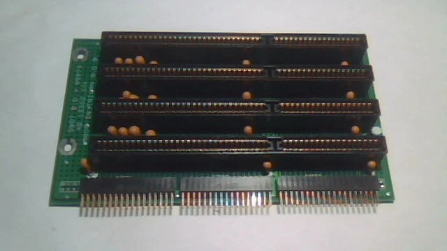 SLOT E.D. 89070 48.13302.001 16-bit ISA Riser Card convert pins to slots 1990