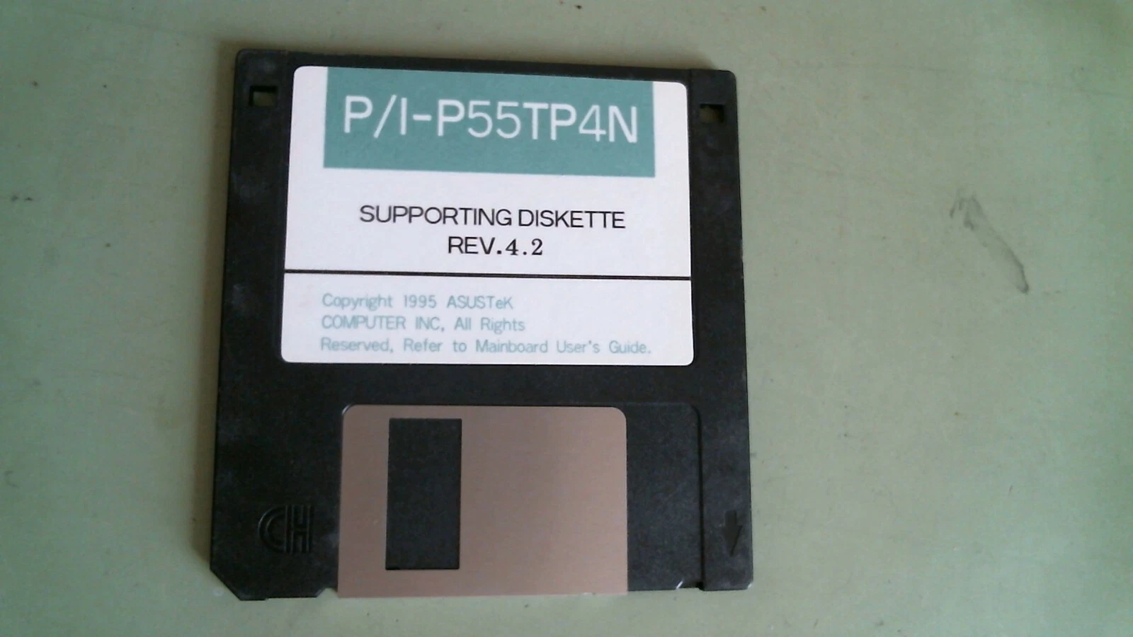P/I-P55TP4N supporting diskette Rev 4.2 ASUSTek mainboard - 3.5" floppy disk