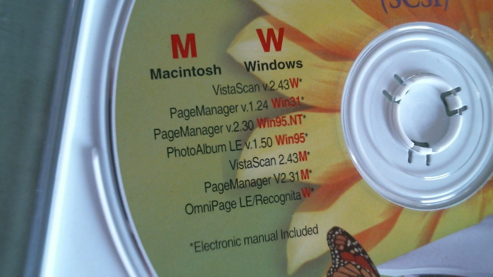 CD - Astra Scanners SCSI UMax Version 1.12 - for Macintosh and Windows - image 3