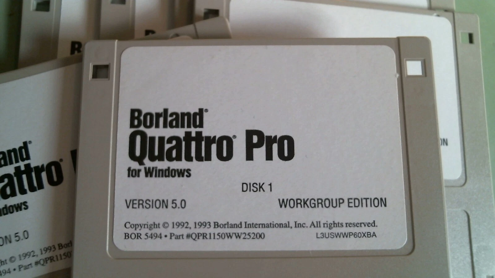 Borland Quattro Pro for Windows Ver 5.0 Workgroup edition - 3.5" floppy disks - image 2