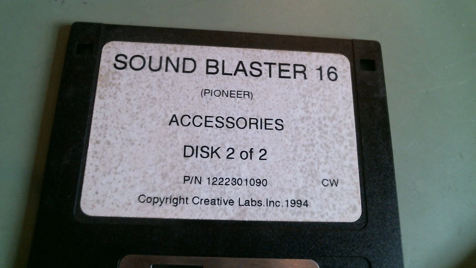 Sound Blaster 16 Pioneer Installation and Accessories Creative 3.5" floppy disks - image 3