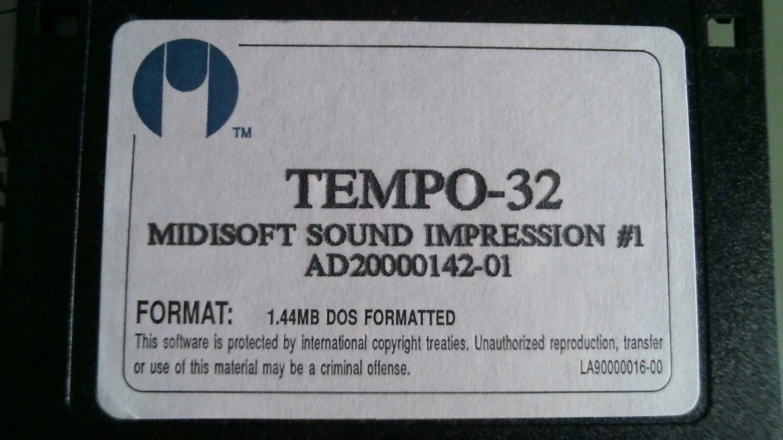 TEMPO-32 Midisoft Sound Impression AD20000142-02 - 3.5" floppy disks - image 2