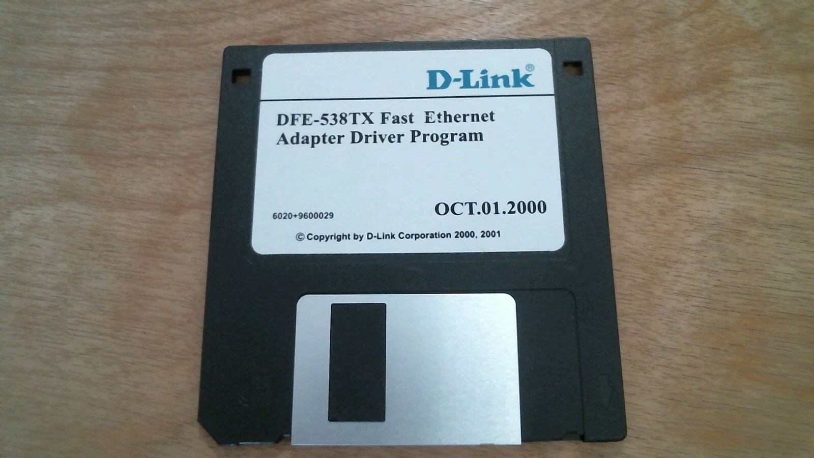 D-Link DFE-538TX Fast Ethernet Adapter Driver Program - 3.5" floppy disk