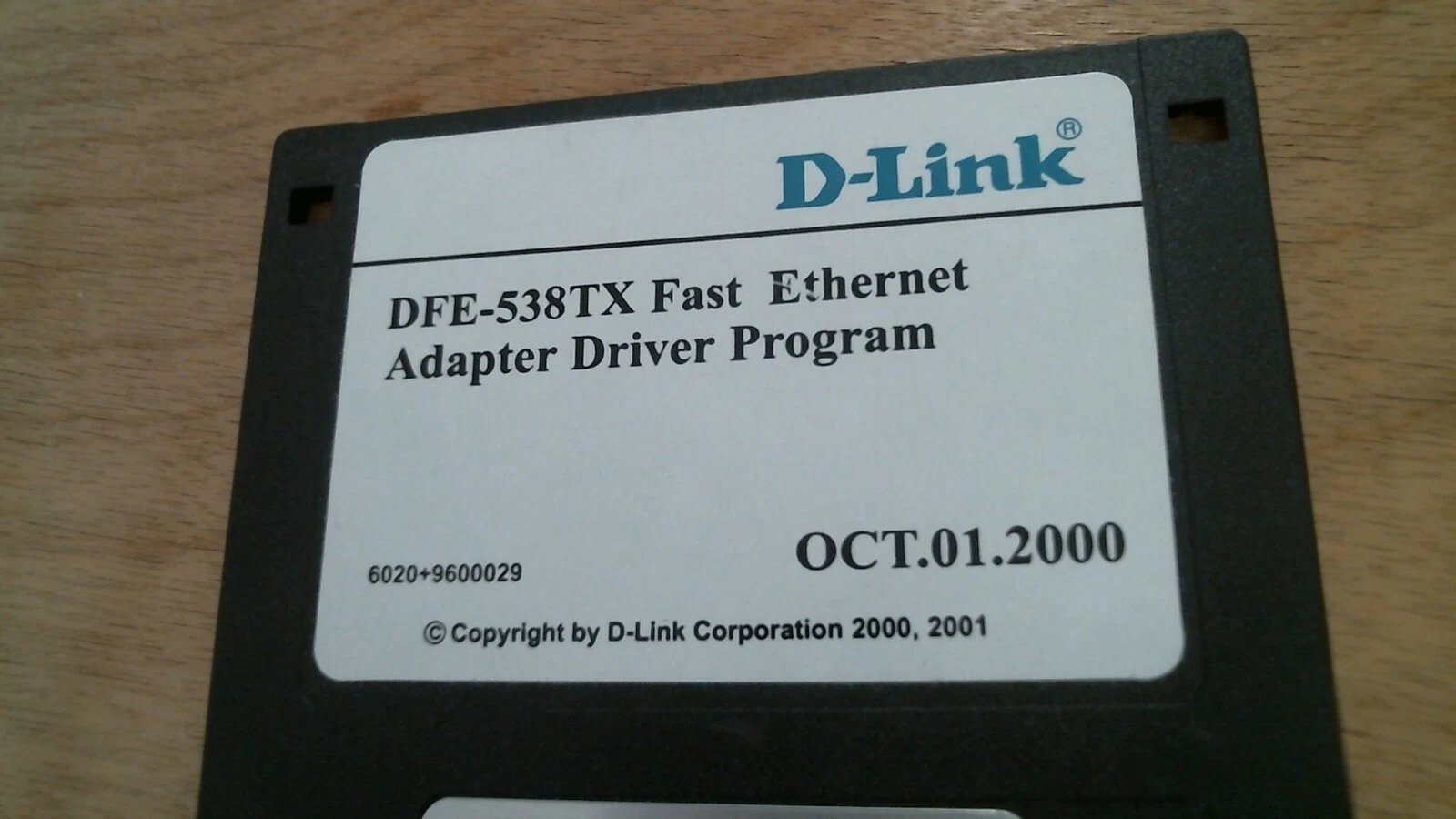 D-Link DFE-538TX Fast Ethernet Adapter Driver Program - 3.5" floppy disk - image 2