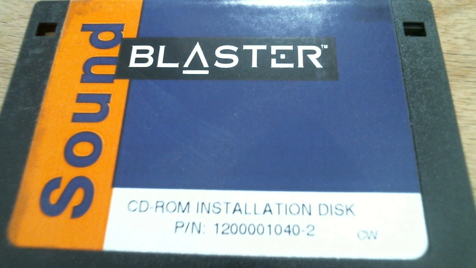 Sound Blaster CD-ROM Installation Disk 1200001040-2 - 3.5" floppy disk - image 2