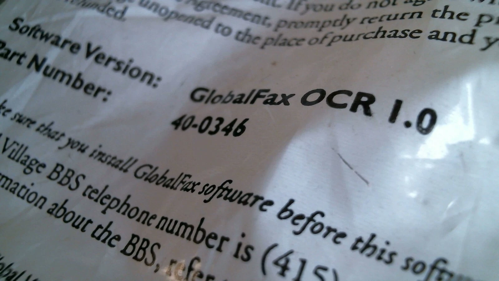 Global Village Communication GlobalFax PowerPort OCR 1.0 Mac - 3.5 floppy disk - image 5