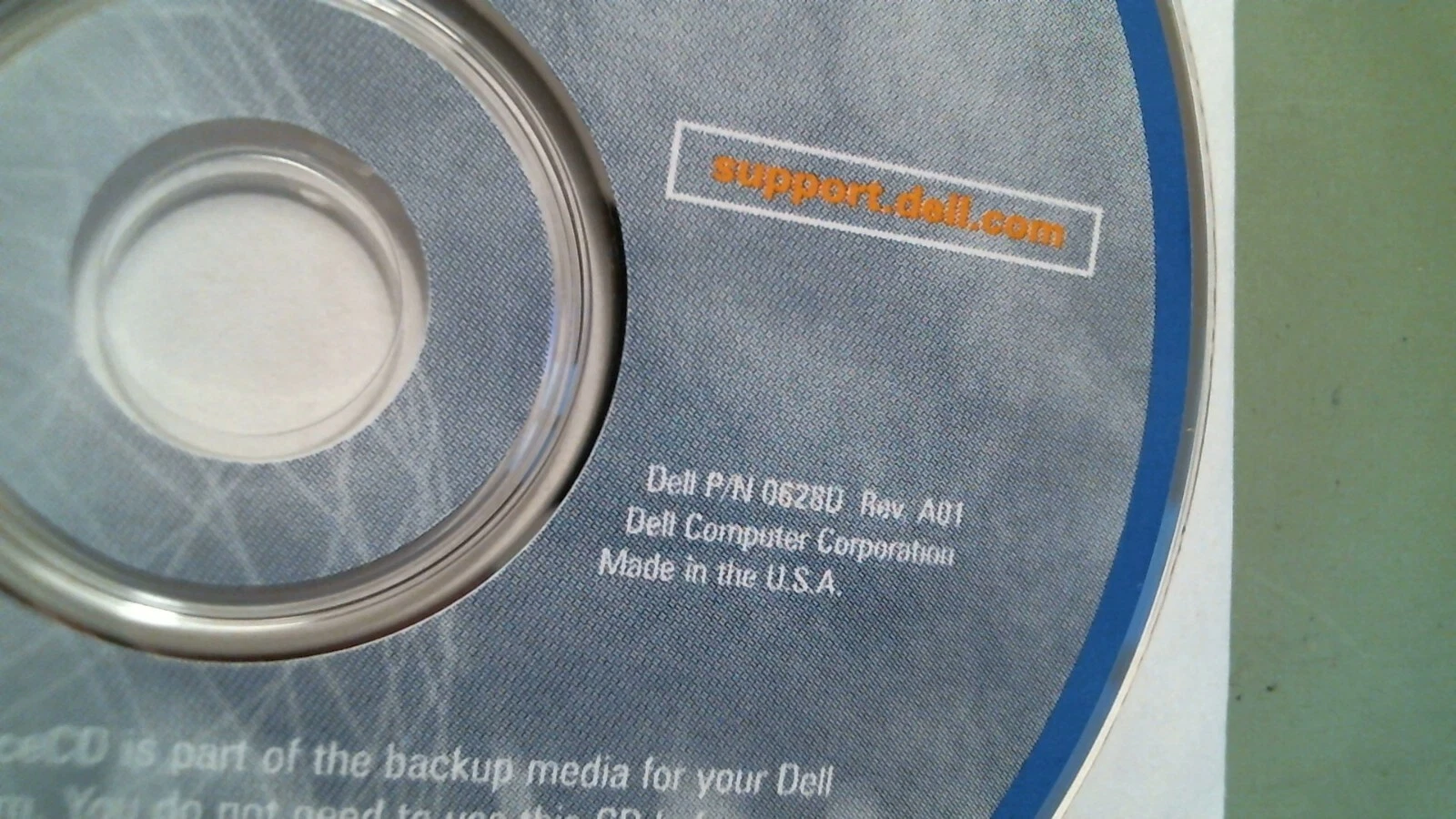CD - Dell Dimension ResourceCD 0628D A01 Drivers Utilities Documentation - image 3