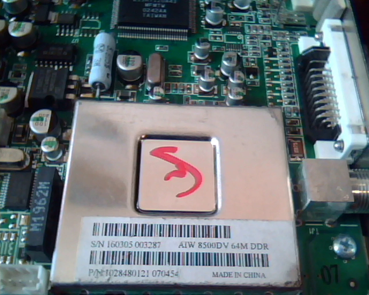 AGP card ATI Rage Theater AIW 8500DV 64M DDR 109-84800-20 DVI Vid I/O CATV DV - image 3