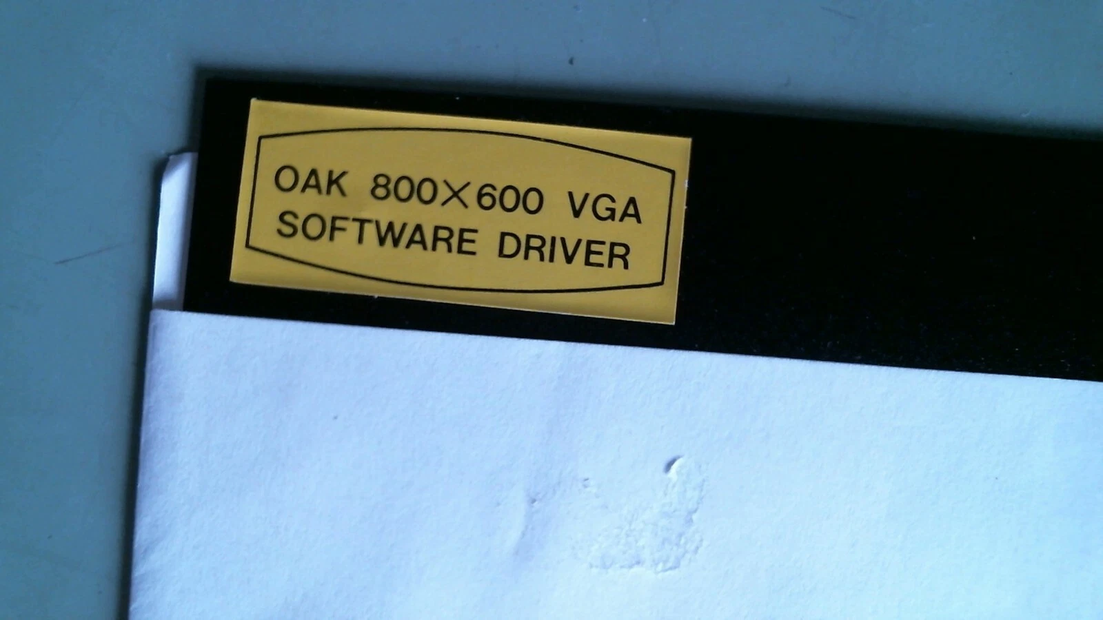 Oak 800x600 VGA Software Driver - 5.25 floppy disk - image 2