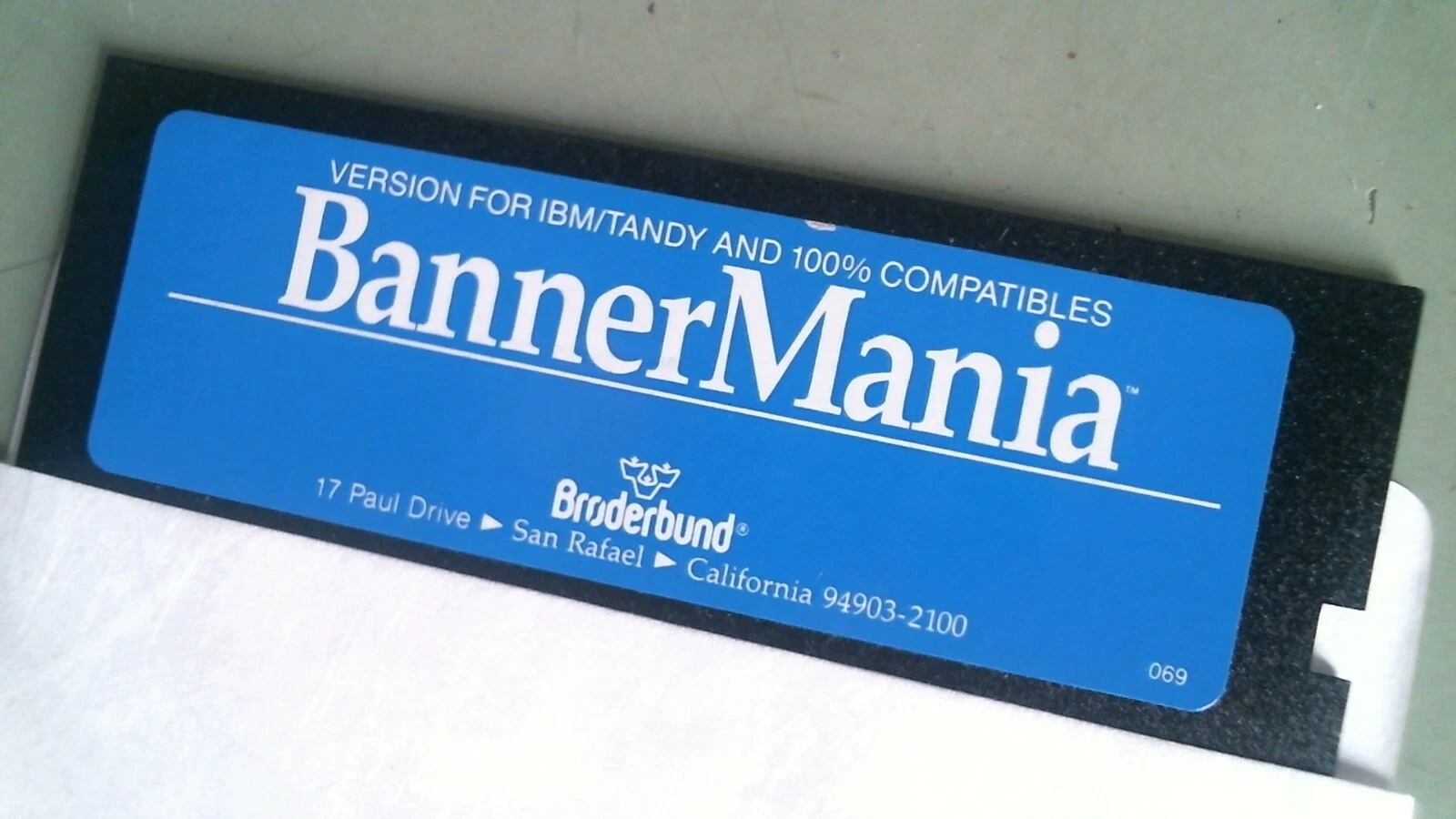 BannerMania by Broderbund IBM/Tandy - 5.25 floppy disk - image 2