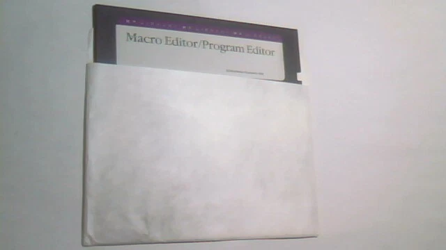 WP Library Macro Editor / Program Editor WordPerfect - 5.25 floppy disk