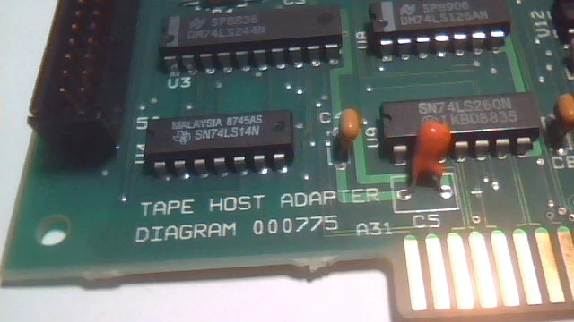 COMPAQ 113259-002 QIC-02 50-pin TAPE HOST ADAPTER 8-bit ISA vintage 1989 - image 4