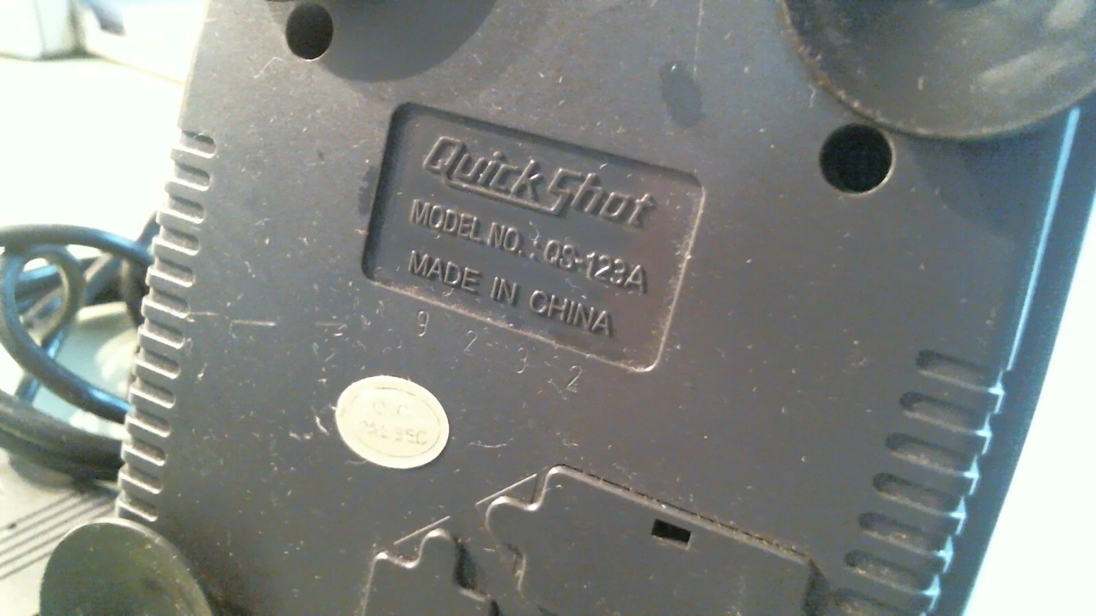 QuickShot QS-123A Joystick 15-pin connector - Vintage PC Game Flight - image 5