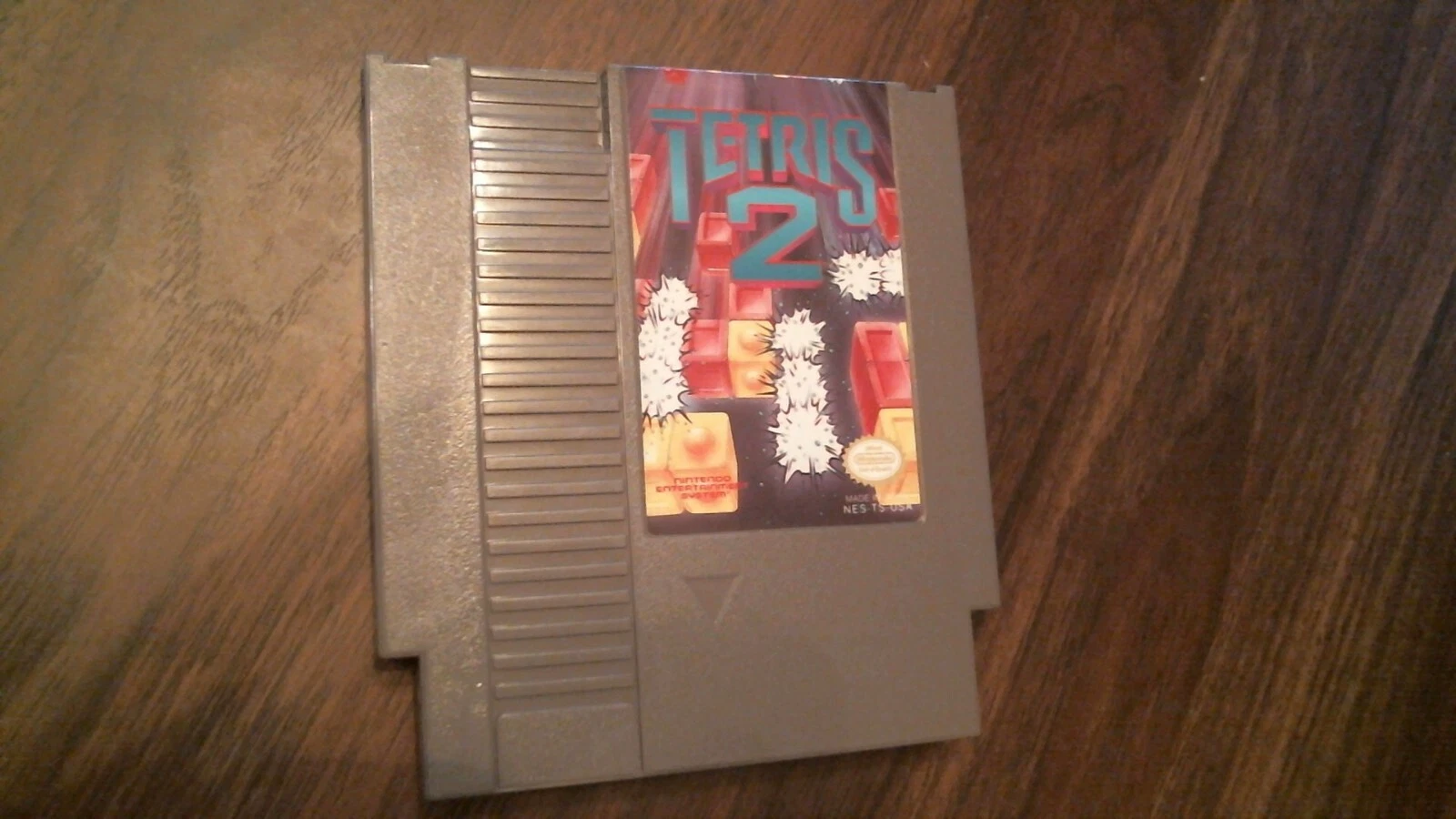 Nintendo Tetris 2 NES - game, vintage - Made in Japan NES-TS-USA 1985 Rev A