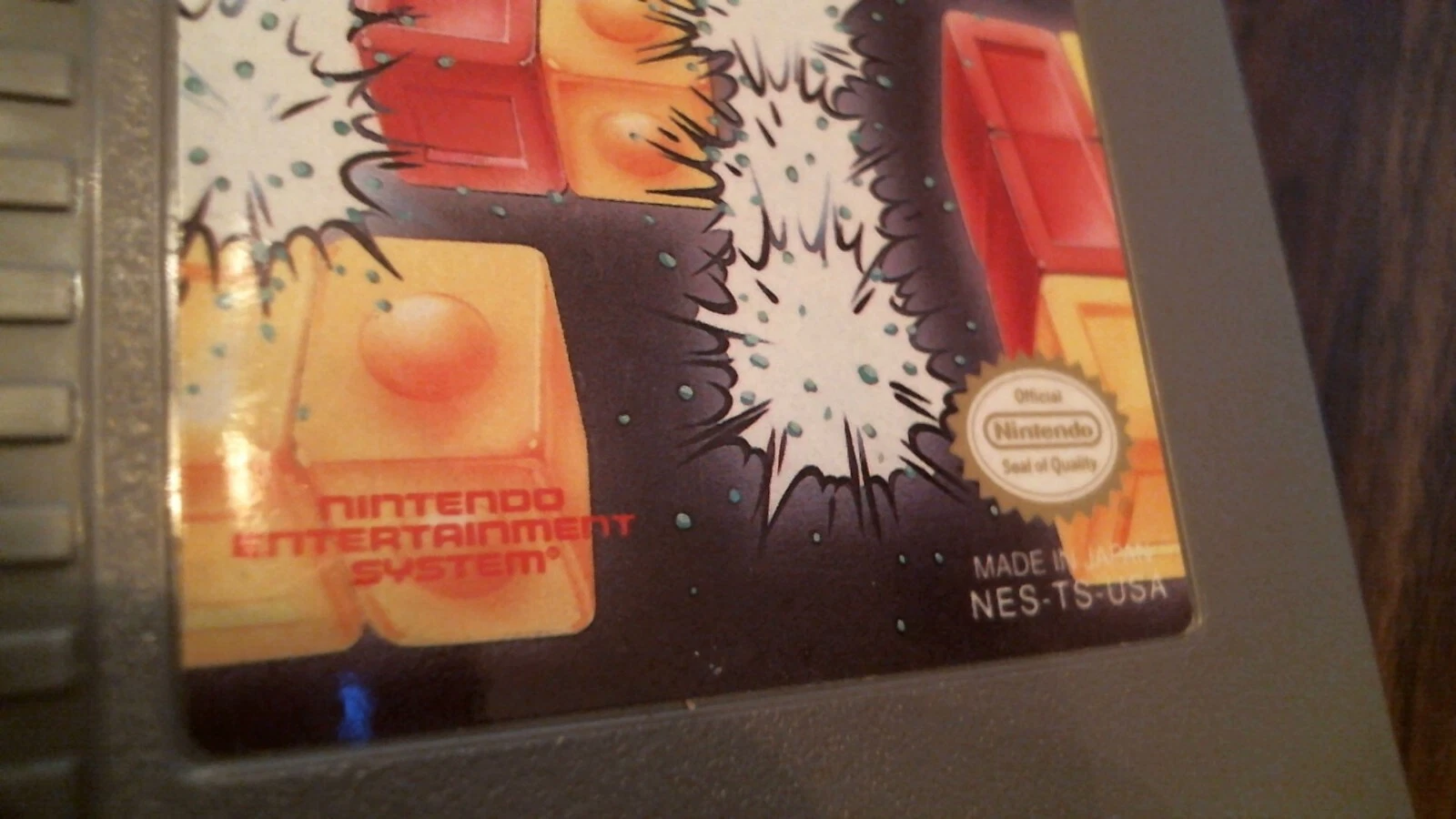 Nintendo Tetris 2 NES - game, vintage - Made in Japan NES-TS-USA 1985 Rev A - image 2