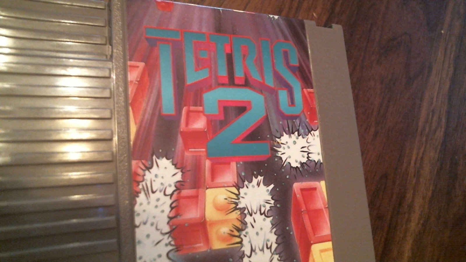 Nintendo Tetris 2 NES - game, vintage - Made in Japan NES-TS-USA 1985 Rev A - image 3
