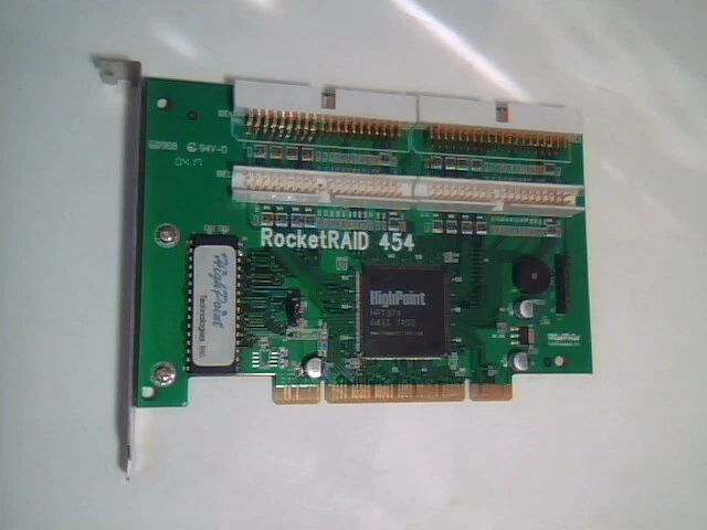 HighPoint RocketRAID 454 4-Channel ATA RAID 5 HPT374