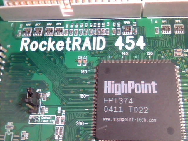 HighPoint RocketRAID 454 4-Channel ATA RAID 5 HPT374 - image 3