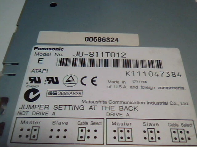 PANASONIC JU-811T012 ZIP 100 drive IDE 40-pin ATA - image 5