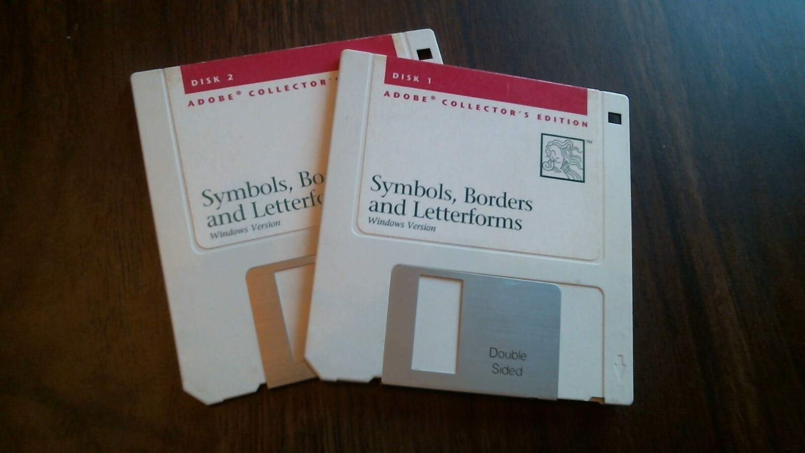 Adobe Collector's Edition Windows Symbols Borders BCO6109 floppy disks 3.5 inch