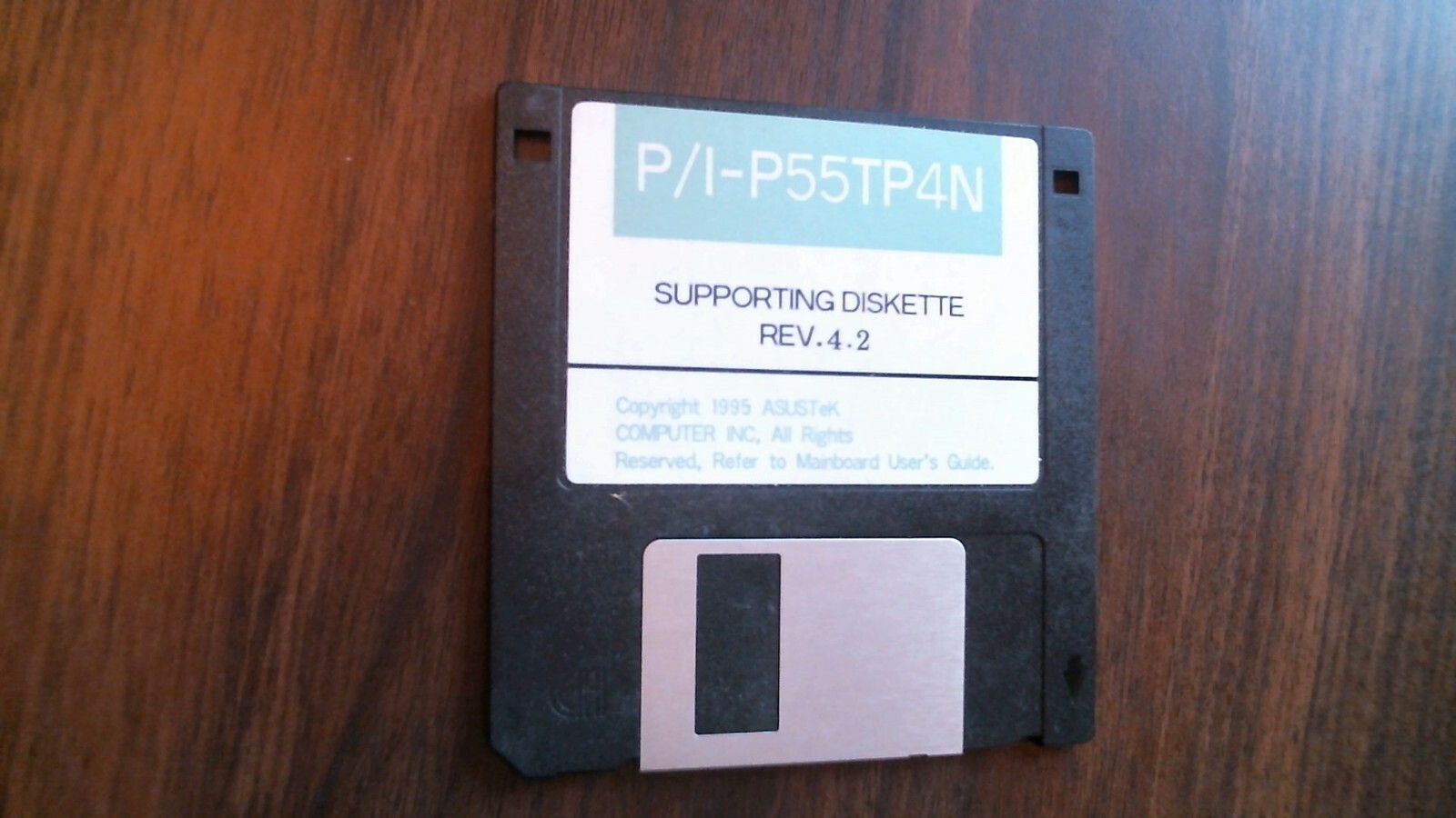 ASUS Mainboard P/I-P55TP4N Rev 4.2 support diskette 1995 - floppy disk 3.5 inch - image 2