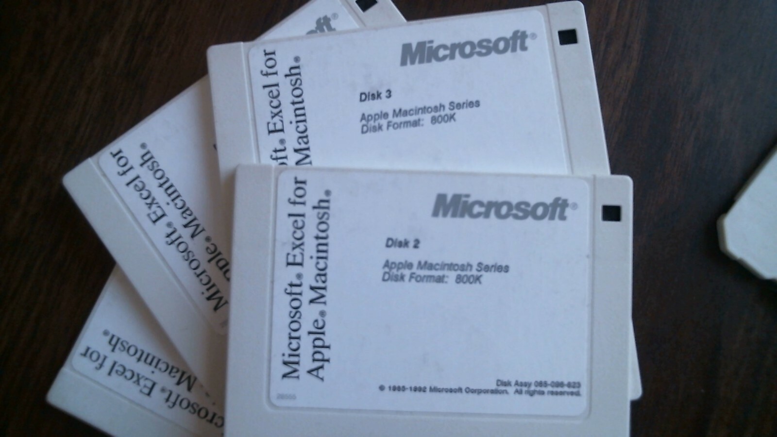 Microsoft Excel Apple Macintosh Ver 4.0 800K 1985-1992 - floppy disks 3.5 inch - image 3