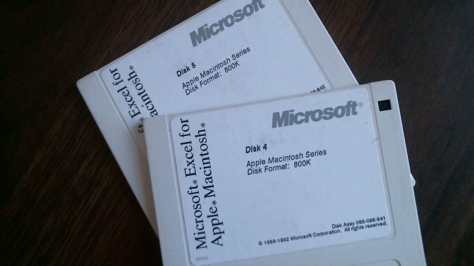 Microsoft Excel Apple Macintosh Ver 4.0 800K 1985-1992 - floppy disks 3.5 inch - image 4