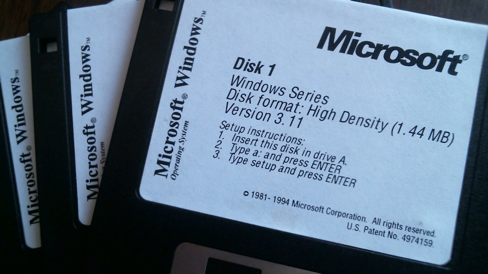 Microsoft Windows Version 3.11 operating system - floppy disks 3.5 inch - image 2