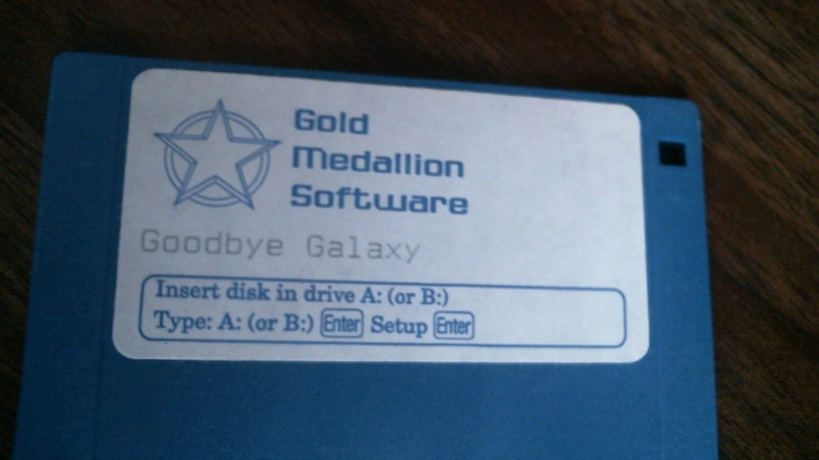 Gold Medallion Software - Goodbye Galaxy - floppy disk 3.5 inch commander keen