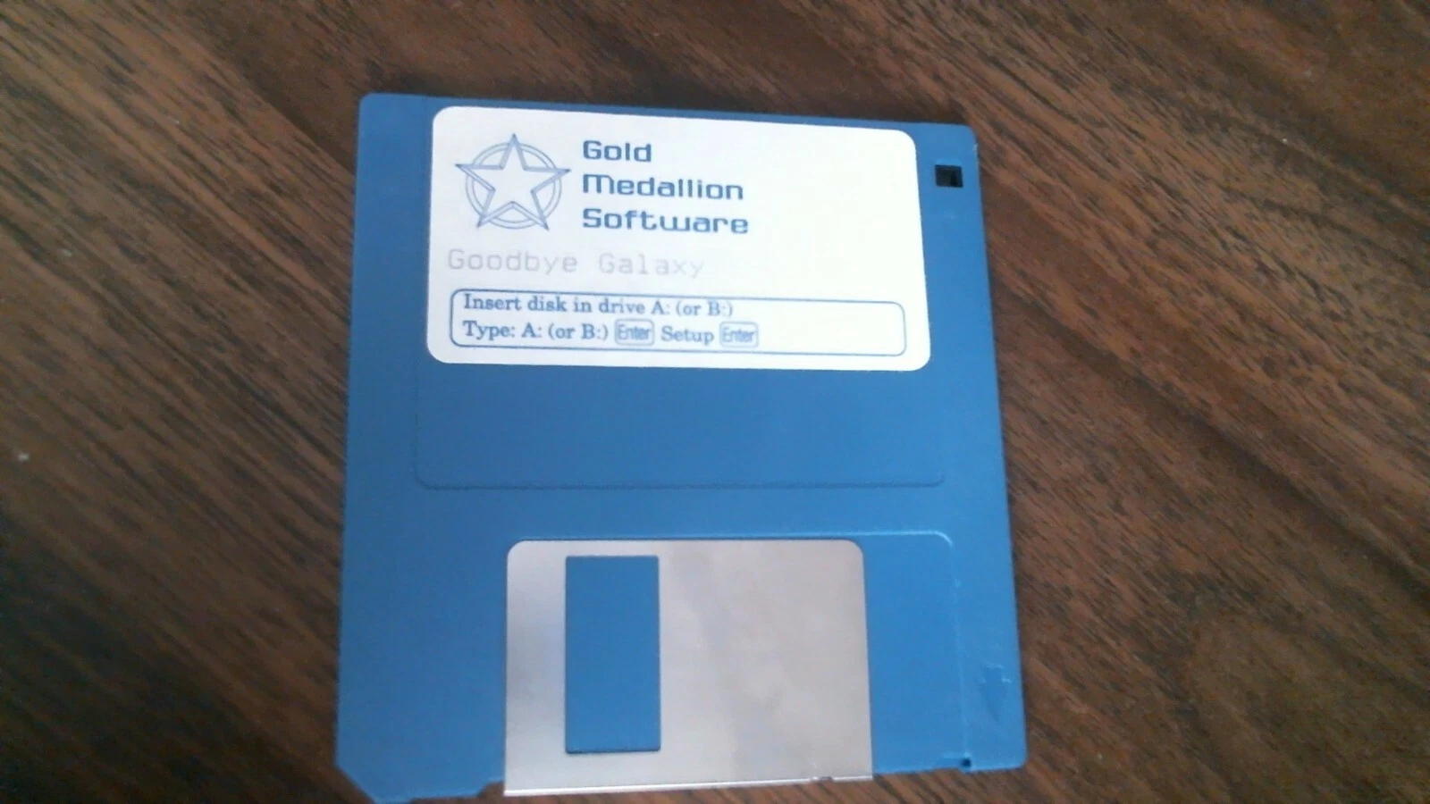 Gold Medallion Software - Goodbye Galaxy - floppy disk 3.5 inch commander keen - image 2