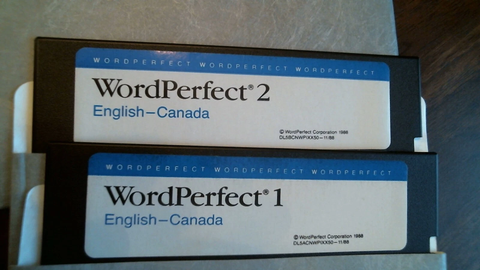WordPerfect English Canada floppy set - Printer Font Graphics PTR - 5.25 inch - image 4