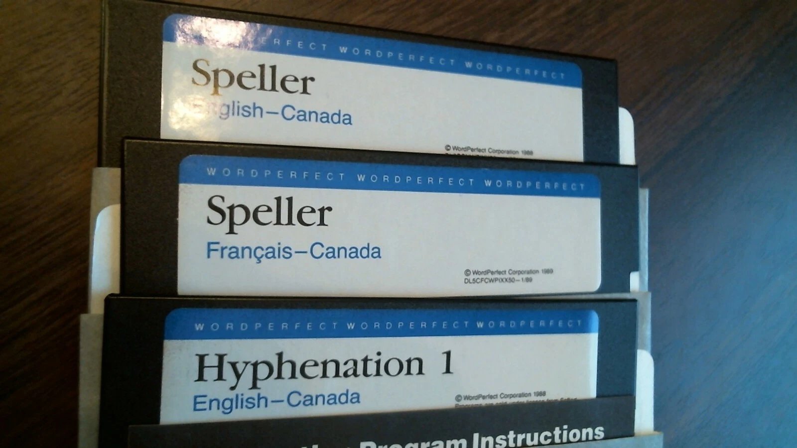 WordPerfect English Canada floppy set - Printer Font Graphics PTR - 5.25 inch - image 6