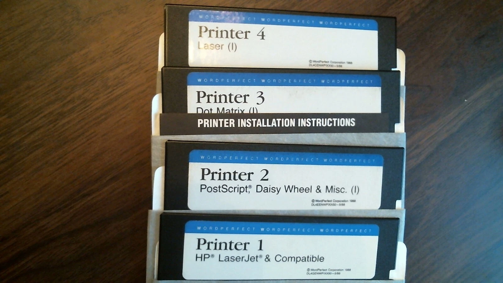 WordPerfect English Canada floppy set - Printer Font Graphics PTR - 5.25 inch - image 8