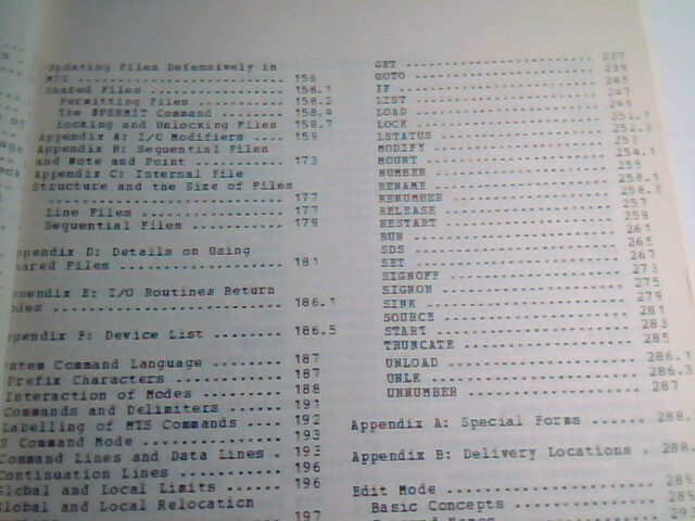 MTS Michigan Terminal System IBM 370 1st Edition 1971 Volume 1, 440 pages - image 7