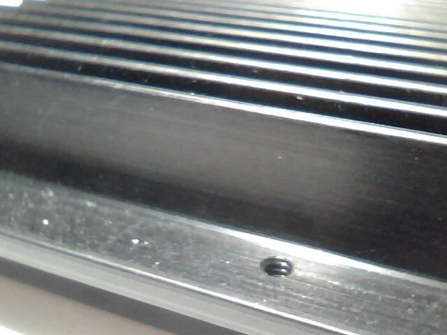 Large thick aluminum ribbed heatsink 555g / 20oz 40 sq in 8"x5" 20cm x 12.5 cm - image 6