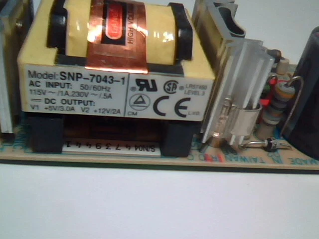 Open Frame Dual Power Supply Skynet SNP-7043-1 +5V +12V SNP7043 - image 3