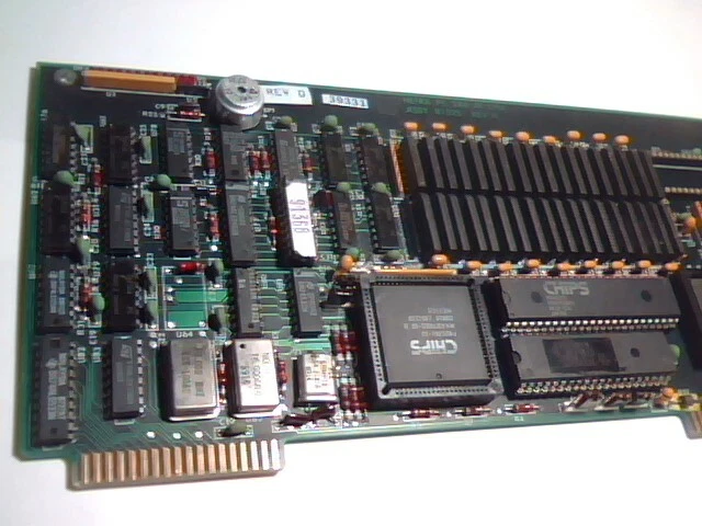 Rare 286 CPU Computer Card HETRA PC 286 AT CPU 81525 CHIPS P82A 1990 - image 2