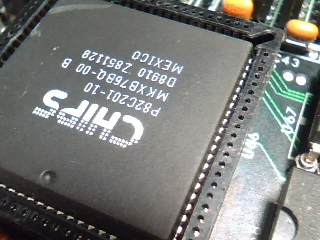 Rare 286 CPU Computer Card HETRA PC 286 AT CPU 81525 CHIPS P82A 1990 - image 10