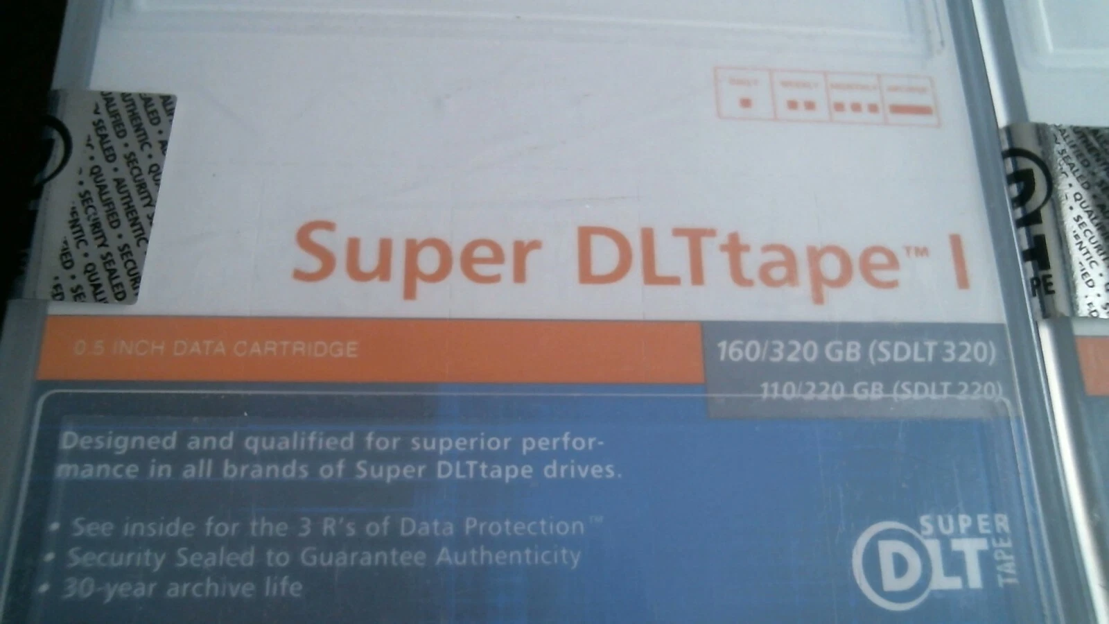 Quantum Super DLTtape I 0.5 inch data cartridge 160/320 GB SDLT 320 - image 3