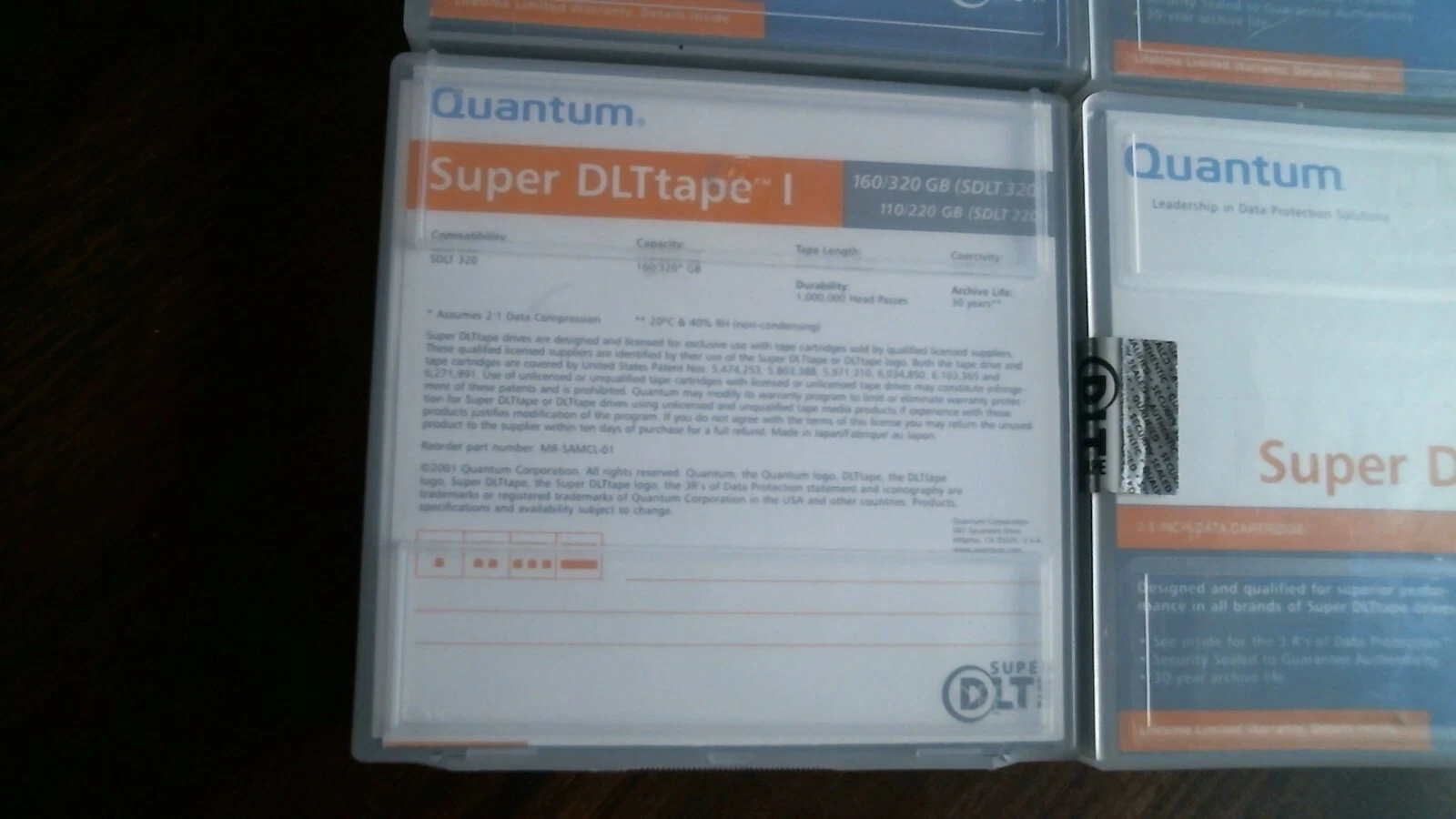 Quantum Super DLTtape I 0.5 inch data cartridge 160/320 GB SDLT 320 - image 4