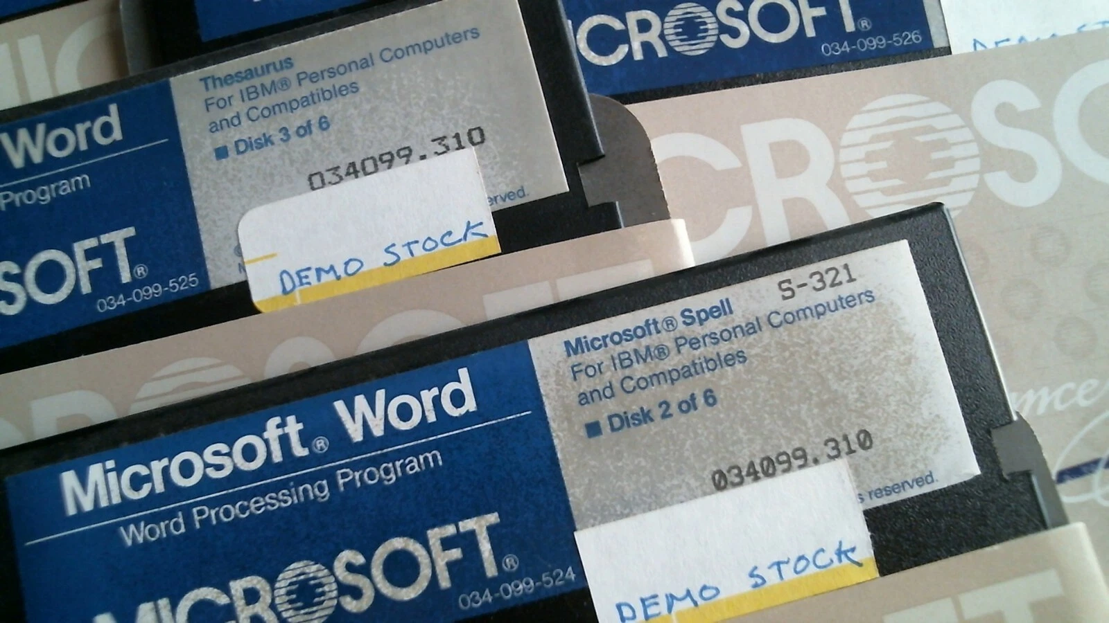 Microsoft Word Processing System IBM - Demo stock - floppy disk 5.25 inch - image 4