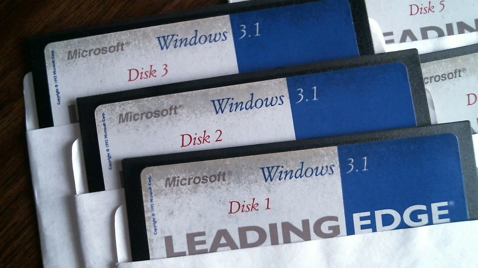 Microsoft Windows 3.1 - Leading Edge 1992 - floppy disk 5.25 inch - image 2