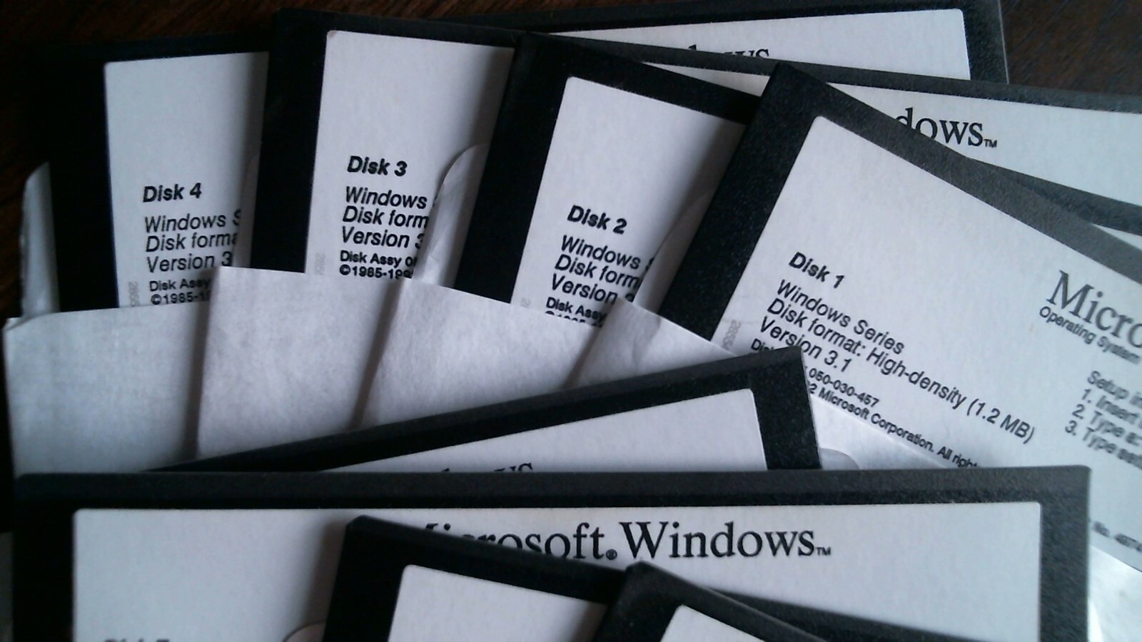 Microsoft Windows 3.1 Operating System - floppy disk 5.25 inch - image 2