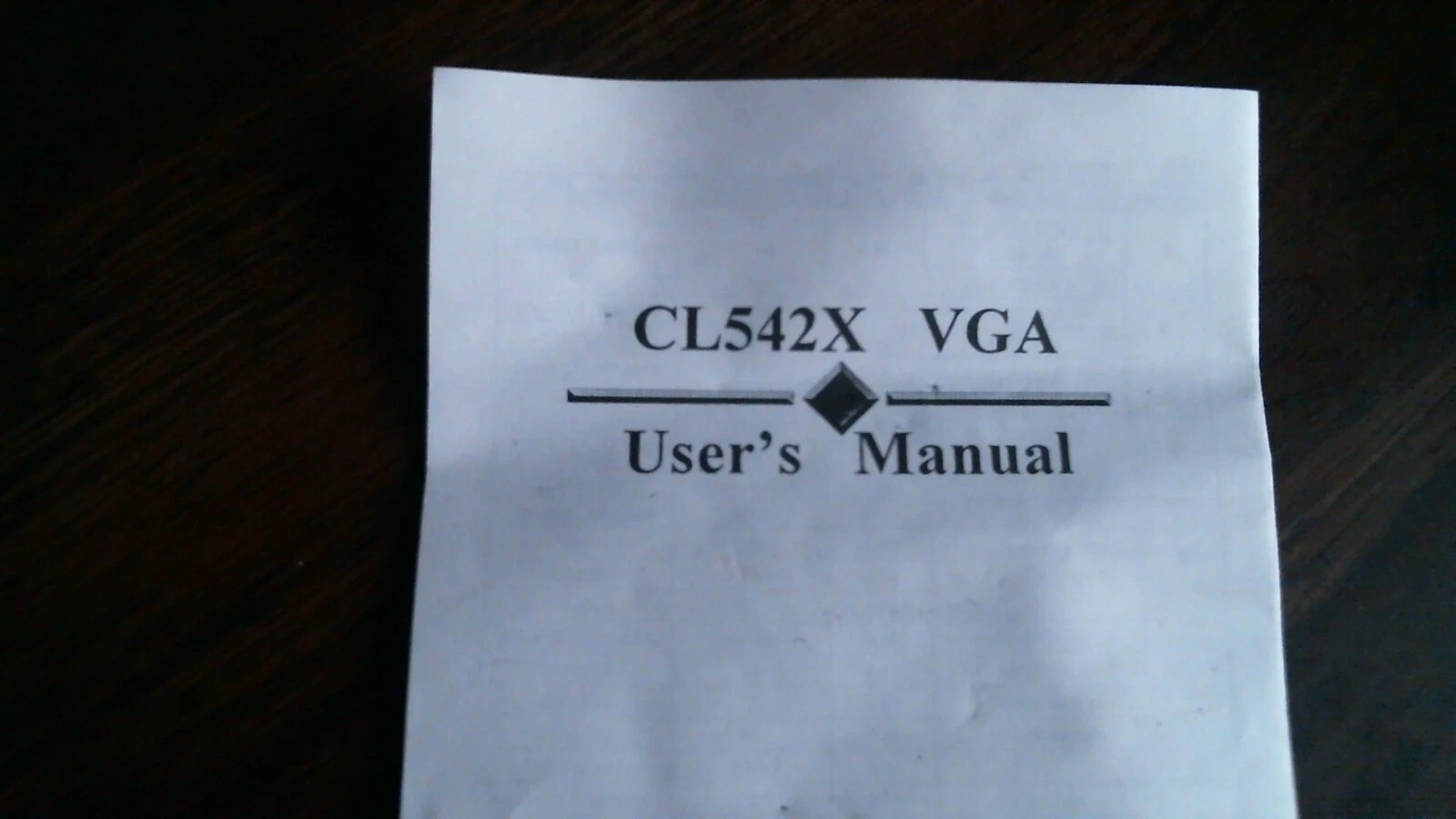 User's Manual Guide - CL542X VESA standard VGA card - image 3