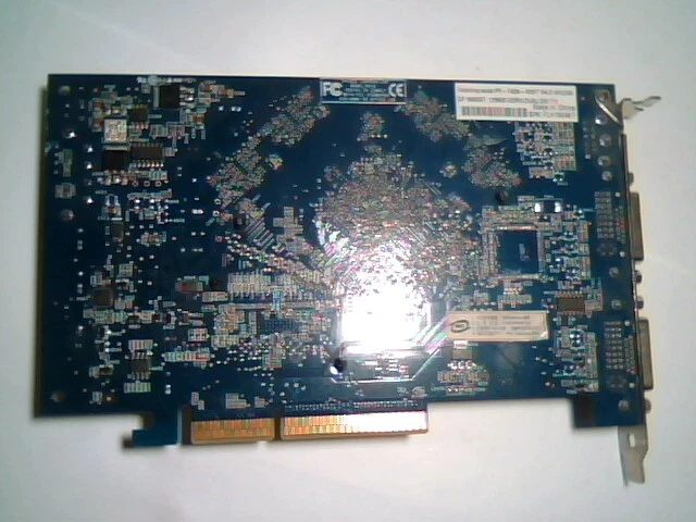 nVidia P218 Dual DVI TV 128MB DDR3 AGP 8X Video Card Geforce 6600 GT NV43 - image 2