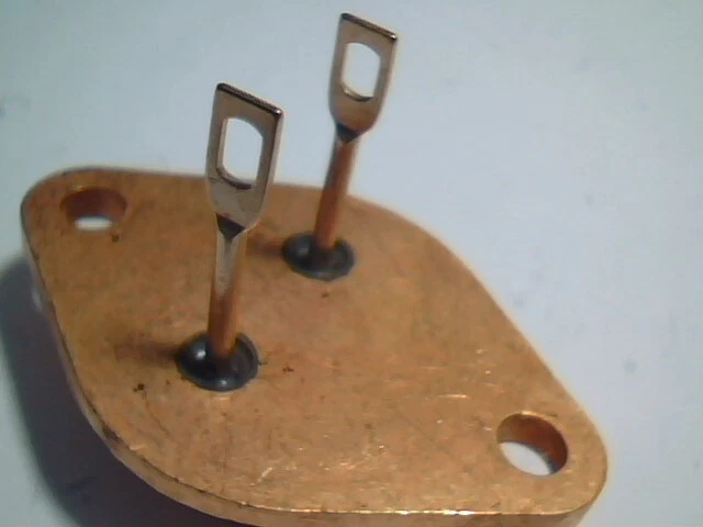 qty2 NEW TI Texas Instruments 2N514A Power Transistor Gold Plated NOS (Motorola) - image 3